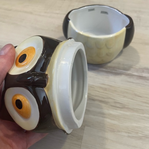 Avon Ceramic Owl Measuring Cup/Lidded Dish - Picture 2 of 6